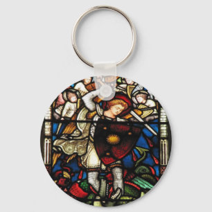 SAINT MICHAEL ARCHANGEL KEY RING