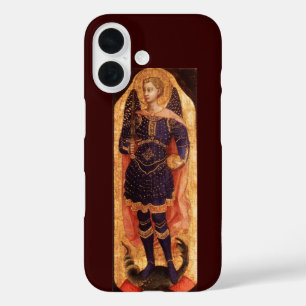 SAINT MICHAEL ARCHANGEL WITH DRAGON iPhone 16 CASE