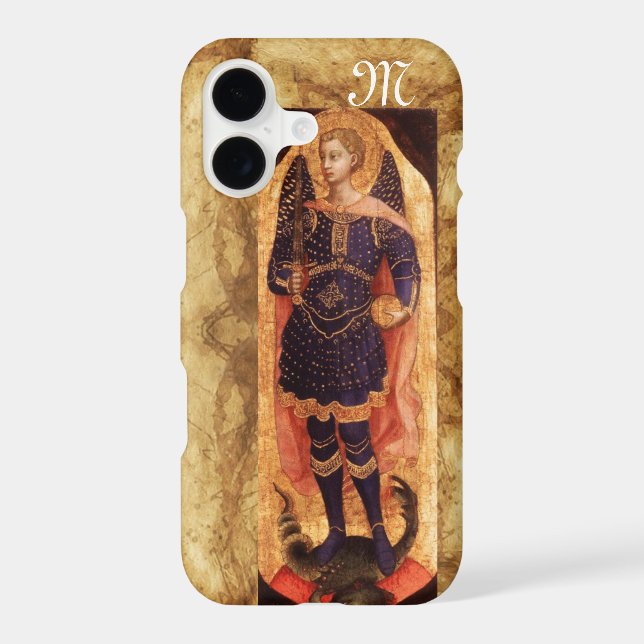 SAINT MICHAEL ARCHANGEL WITH DRAGON monogram (Back)