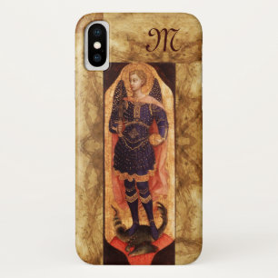 SAINT MICHAEL ARCHANGEL WITH DRAGON monogram Case-Mate iPhone Case