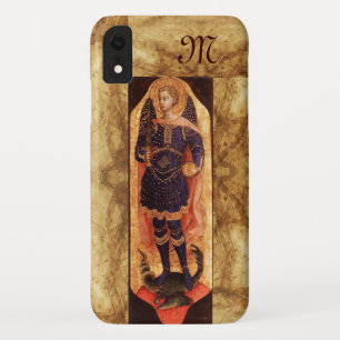SAINT MICHAEL ARCHANGEL WITH DRAGON monogram Case-Mate iPhone Case