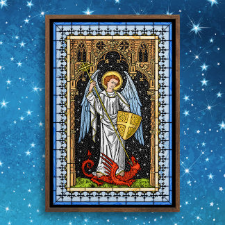 Saint Michael Battles the Beast Poster