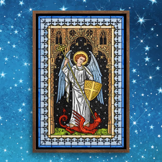 Saint Michael Battles the Beast Poster (Creator Uploaded)