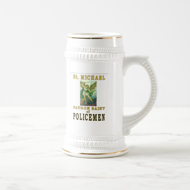 SAINT MICHAEL BEER STEIN (Right)