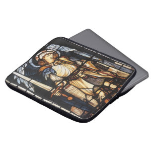 Saint Michael by Burne Jones, Vintage Archangel Laptop Sleeve