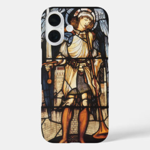 Saint Michael by Sir Edward Coley Burne-Jones iPhone 16 Case