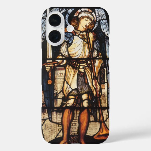 Saint Michael by Sir Edward Coley Burne-Jones Case-Mate iPhone Case (Back)