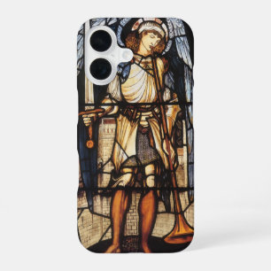 Saint Michael by Sir Edward Coley Burne-Jones iPhone 16 Case