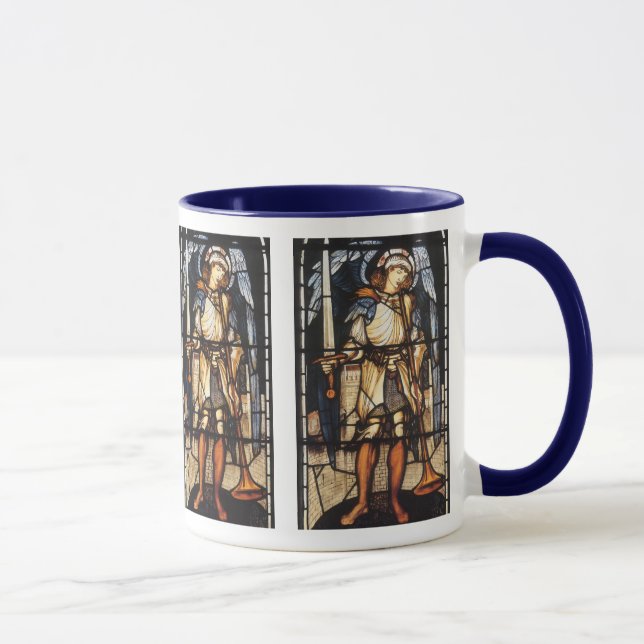 Saint Michael by Sir Edward Coley Burne-Jones Mug (Right)