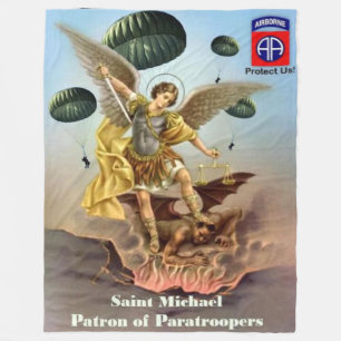 SAINT MICHAEL FLEECE BLANKET