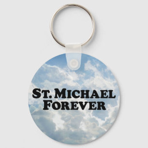 Saint Michael Forever - Basic Key Ring