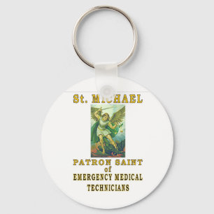 SAINT MICHAEL KEY RING