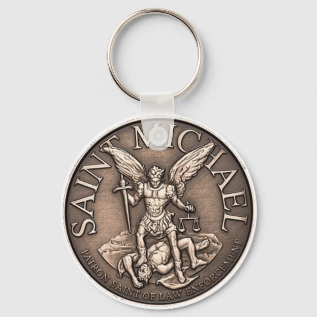 Saint Michael Key Ring (Front)
