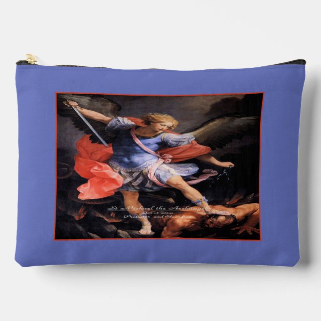 Saint Michael the Archangel Accessory Pouch (Front)