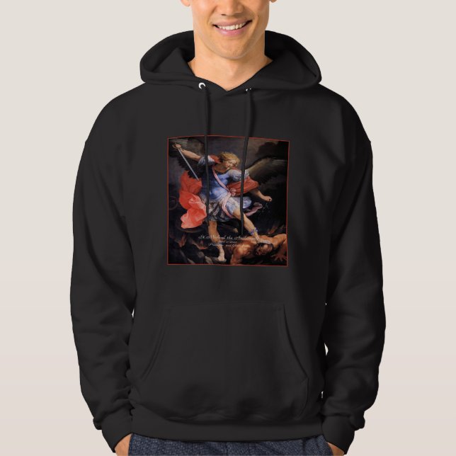 Saint Michael the Archangel Hoodie (Front)