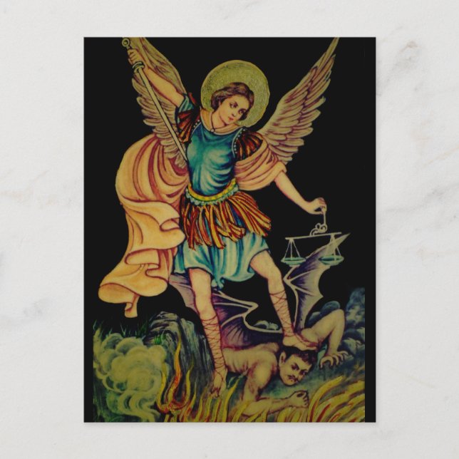 Saint Michael The Archangel Postcard (Front)