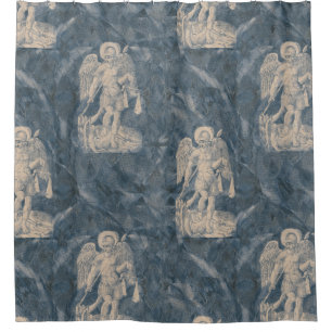 Saint Michael the Archangel Shower Curtain
