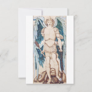 Saint Michael The Archangel Victorious Holy Card