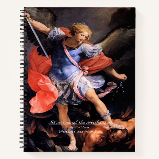Saint Michael the Archangel with Prayer Notebook (Front)