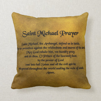 Saint Michael Throw Pillow