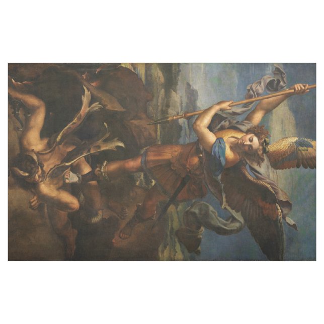 Saint Michael Vanquishing Satan Fabric (Yard)
