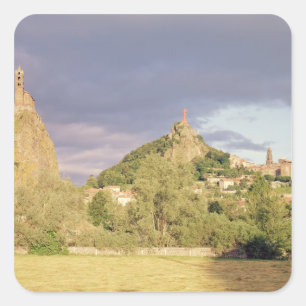 Saint Michel d'Aiguilhe, the Rocher Square Sticker
