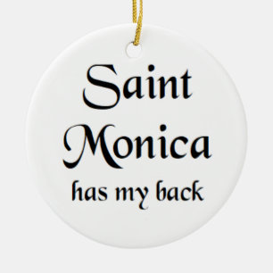 saint monica coffee mug ceramic tree decoration