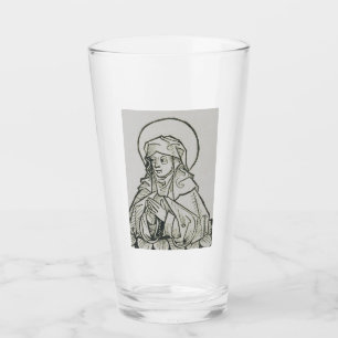 Saint Monica mother of Augustine of Hippo Glass