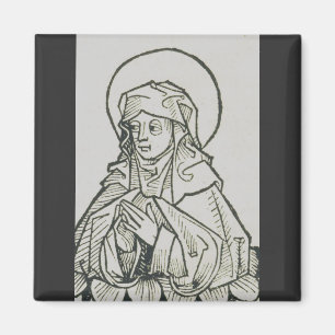 Saint Monica mother of Augustine of Hippo Magnet