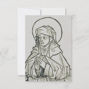 Saint Monica Triumphant Intercessor Holy Card