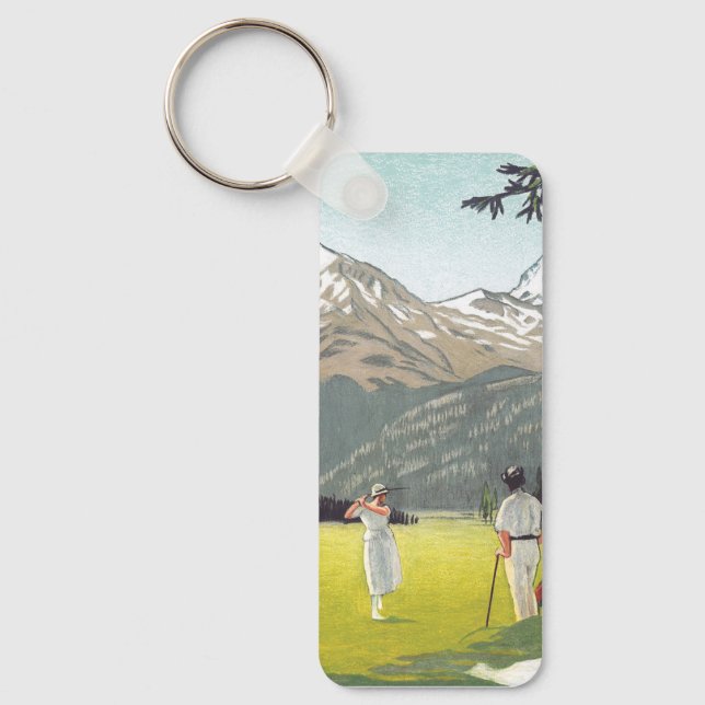 Saint Moritz by Emil Cardinaux Key Ring (Front)
