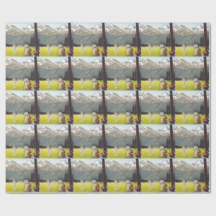 Saint Moritz by Emil Cardinaux Wrapping Paper