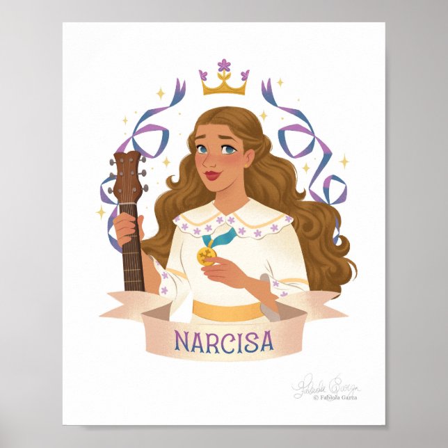 Saint Narcisa de Jesús Art Print (Front)