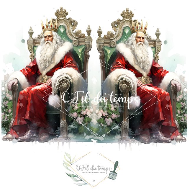 Saint-Nic Holiday Decoupage Paper (Creator Uploaded)