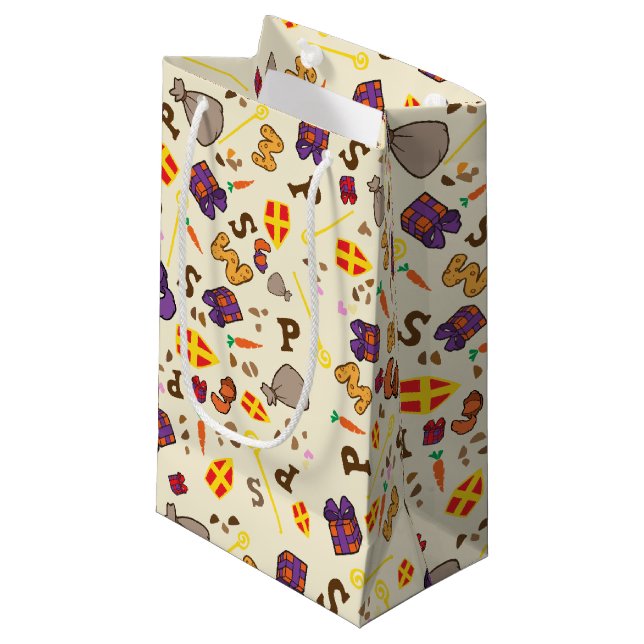 Saint Nicholas celebrates Small Gift Bag (Front Angled)