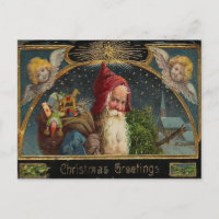 Saint Nicholas Christmas PostCard