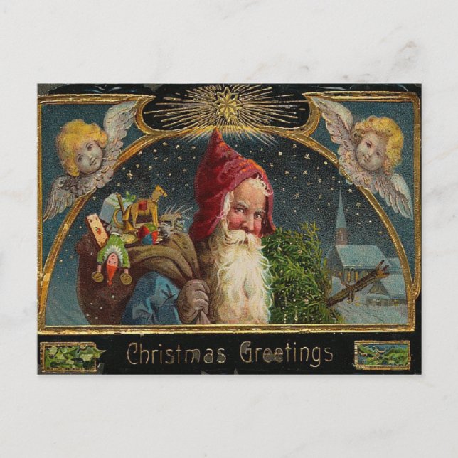 Saint Nicholas Christmas PostCard (Front)