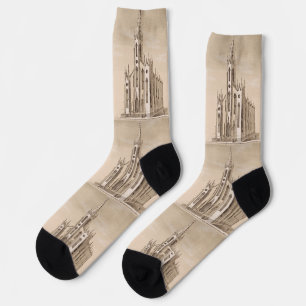 Saint Nicholas Church in New York City Socks
