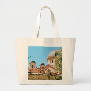 Saint Nicholas' Church - Kotor - Montenegro Large Tote Bag