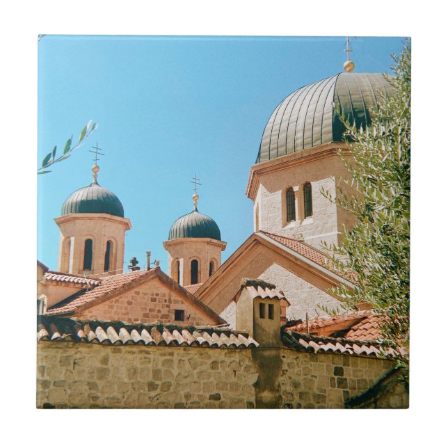 Saint Nicholas' Church - Kotor - Montenegro Tile (Front)