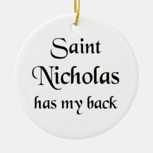 saint nicholas coffee mug ceramic tree decoration