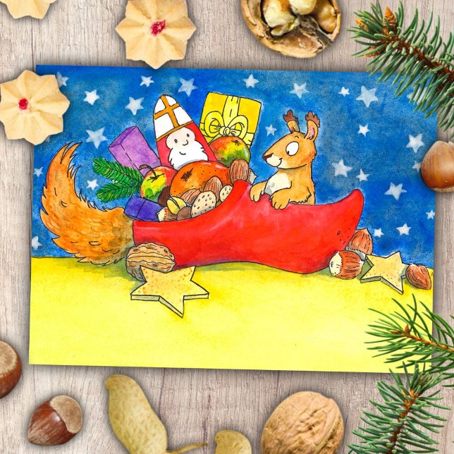 Saint Nicholas Day postcard by Nicole Janes (Creator Uploaded)