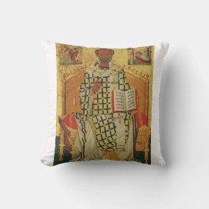 Saint Nicholas of Myra Orthodox Icon Cushion