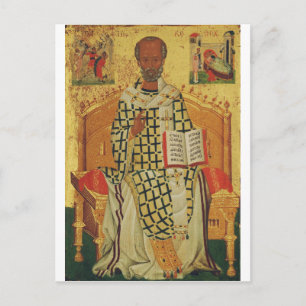 Saint Nicholas of Myra Orthodox Icon Postcard