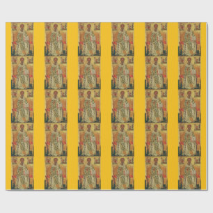 Saint Nicholas of Myra Orthodox Icon Wrapping Paper