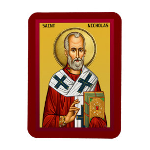 Saint Nicholas orthodox icon 09 Magnet