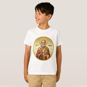 Saint Nicholas Orthodox icon T-Shirt