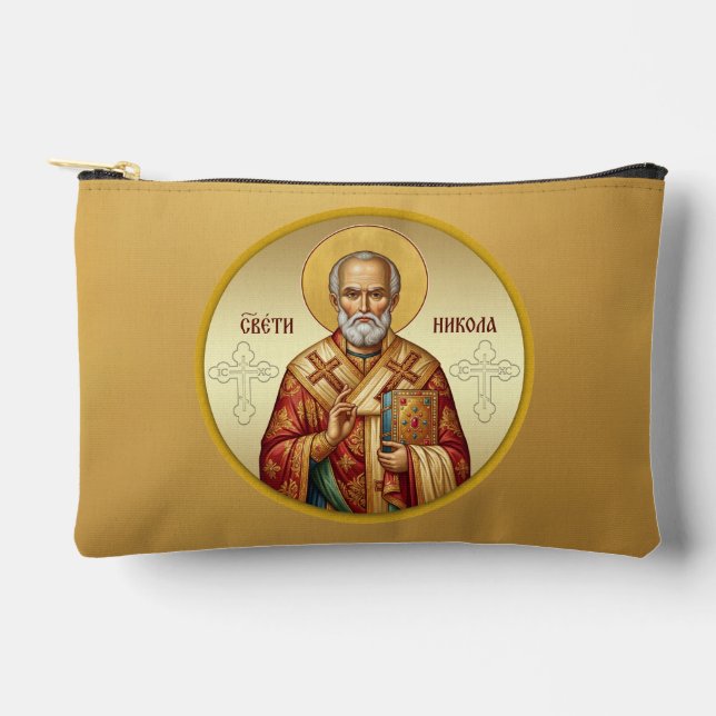 Saint Nicholas Print Cut Sew Bag (Front)
