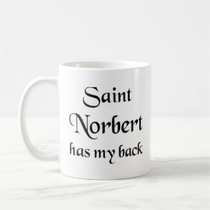 saint norbert coffee mug