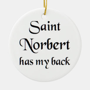 saint norbert coffee mug ceramic tree decoration